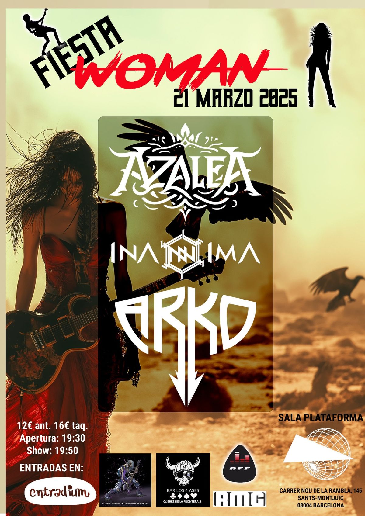 Arkometal +Innanima+ Azalea Sala La Prataforma Fiesta woman 