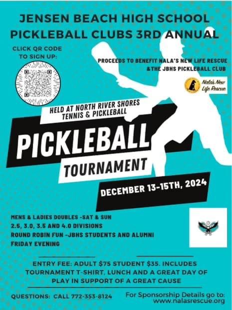 3rd annual JBHS Pickleball Club tournament