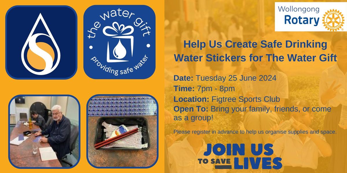 Stickers for Safe Water