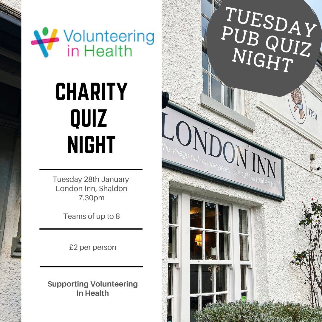 Quiz Night- Supporting Volunteering In Health