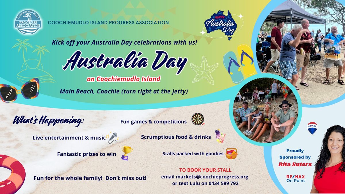  Coochie Island Family Day and Markets on Australia Day!  