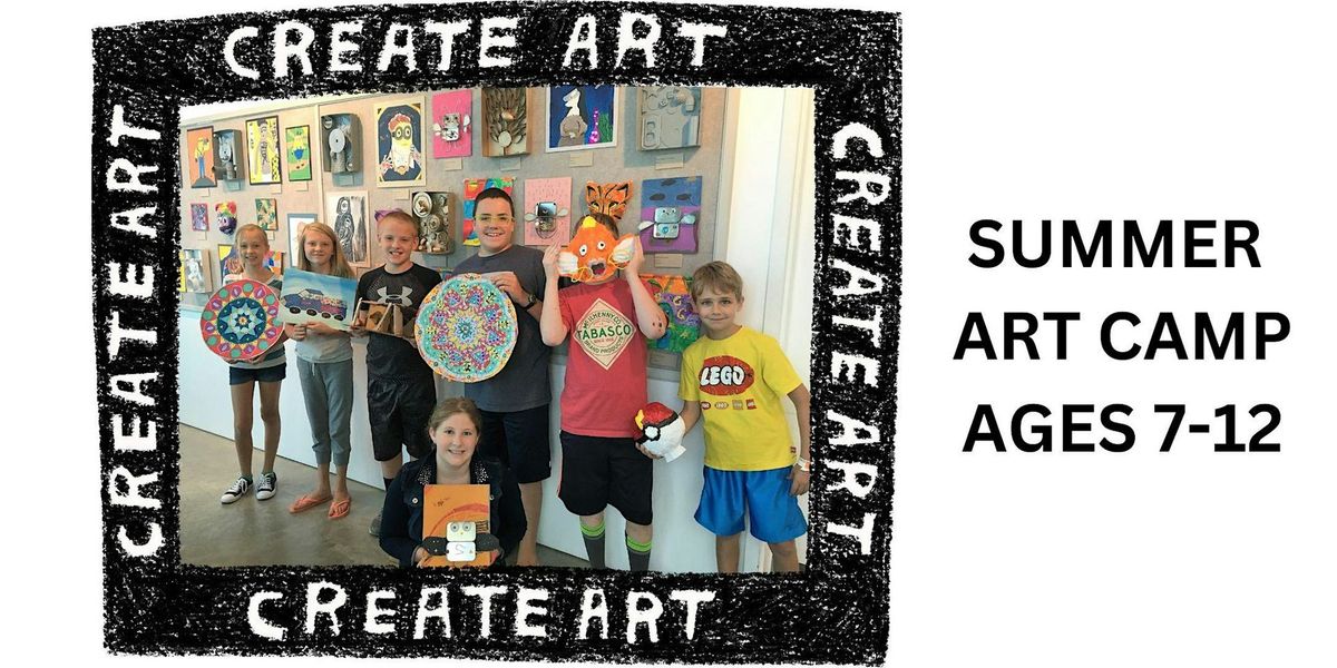 AFTERNOON Session: July 9-11, July 16-18 (Youth Art Camp)