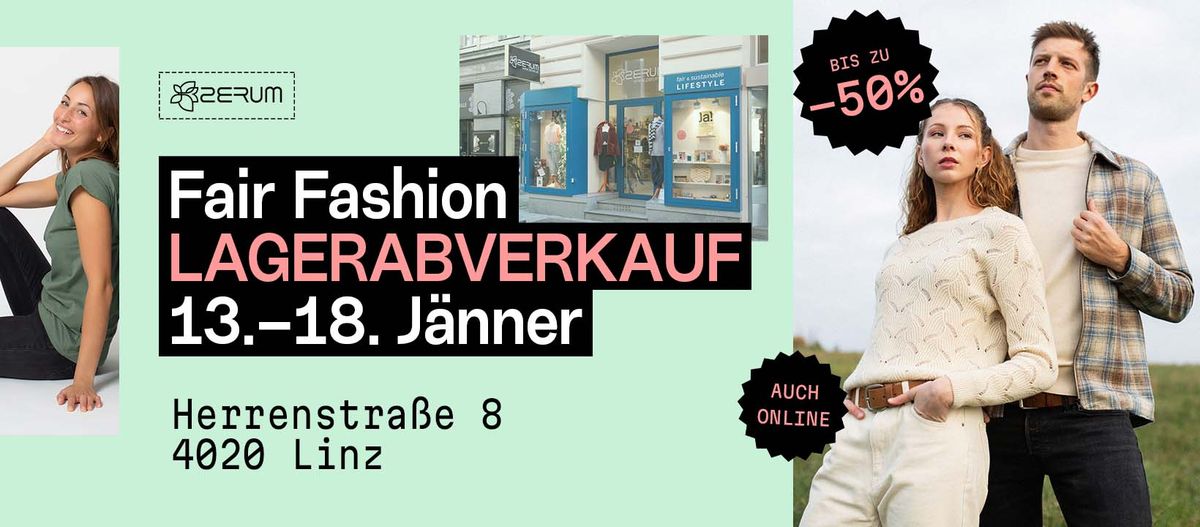 Fair Fashion \u2728 Lagerabverkauf LINZ