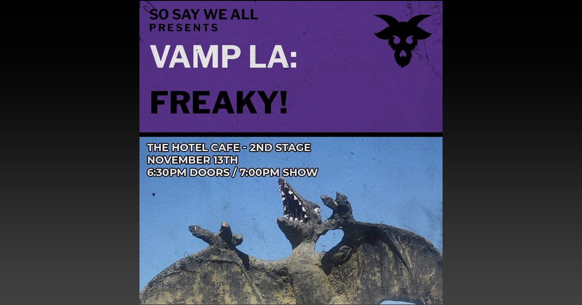 November LA VAMP: Freaky!