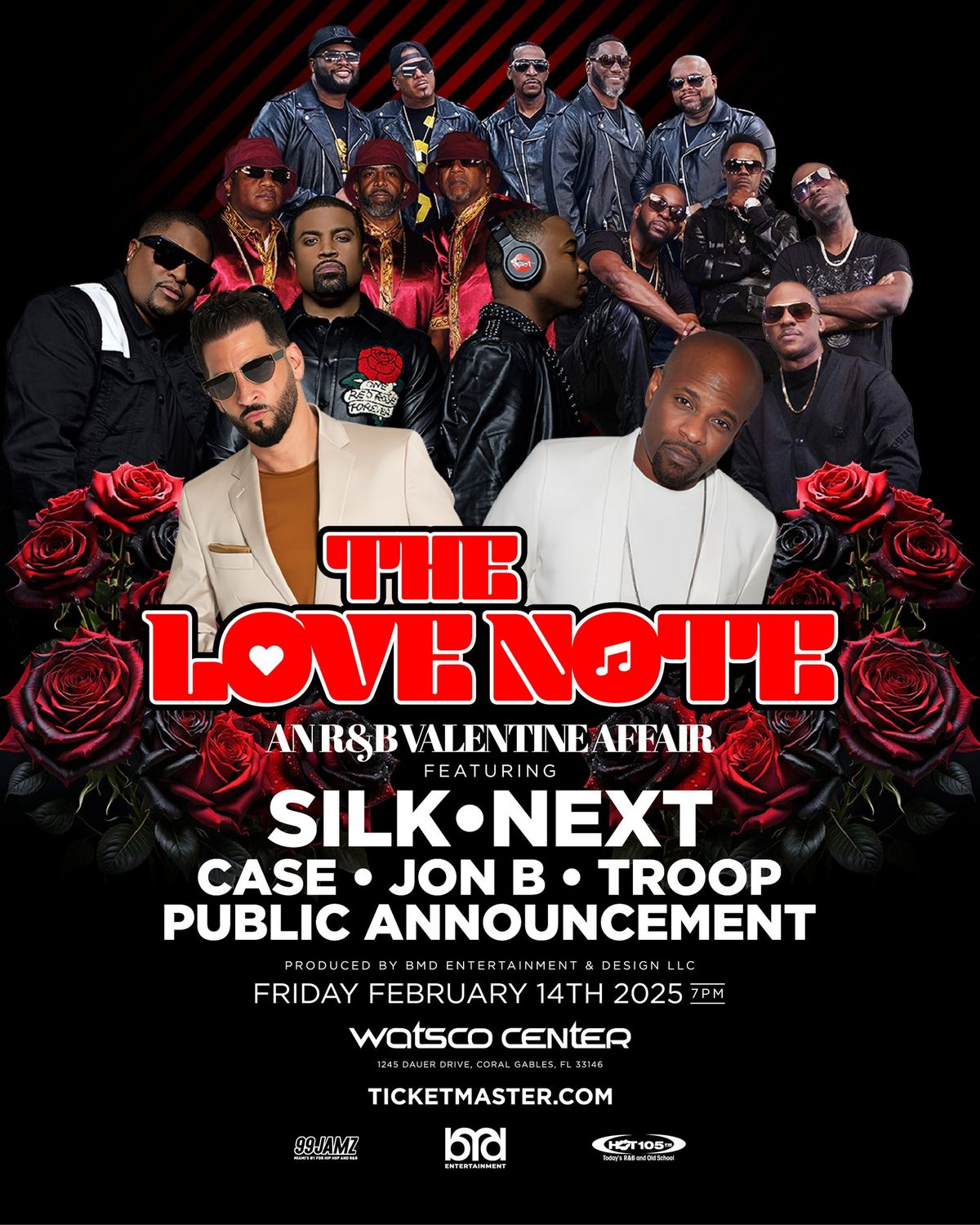 The Love Note Affair w\/ Silk, Next , Case, Jon B, Troop , & Public Announcement