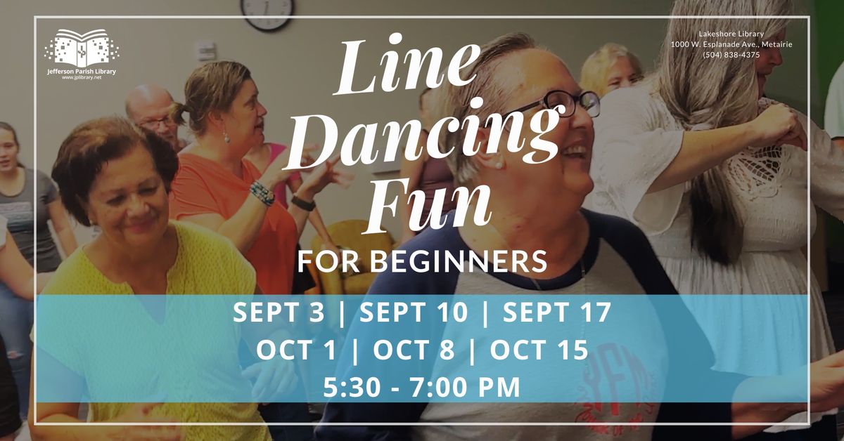 Line Dancing for Beginners at Lakeshore Library