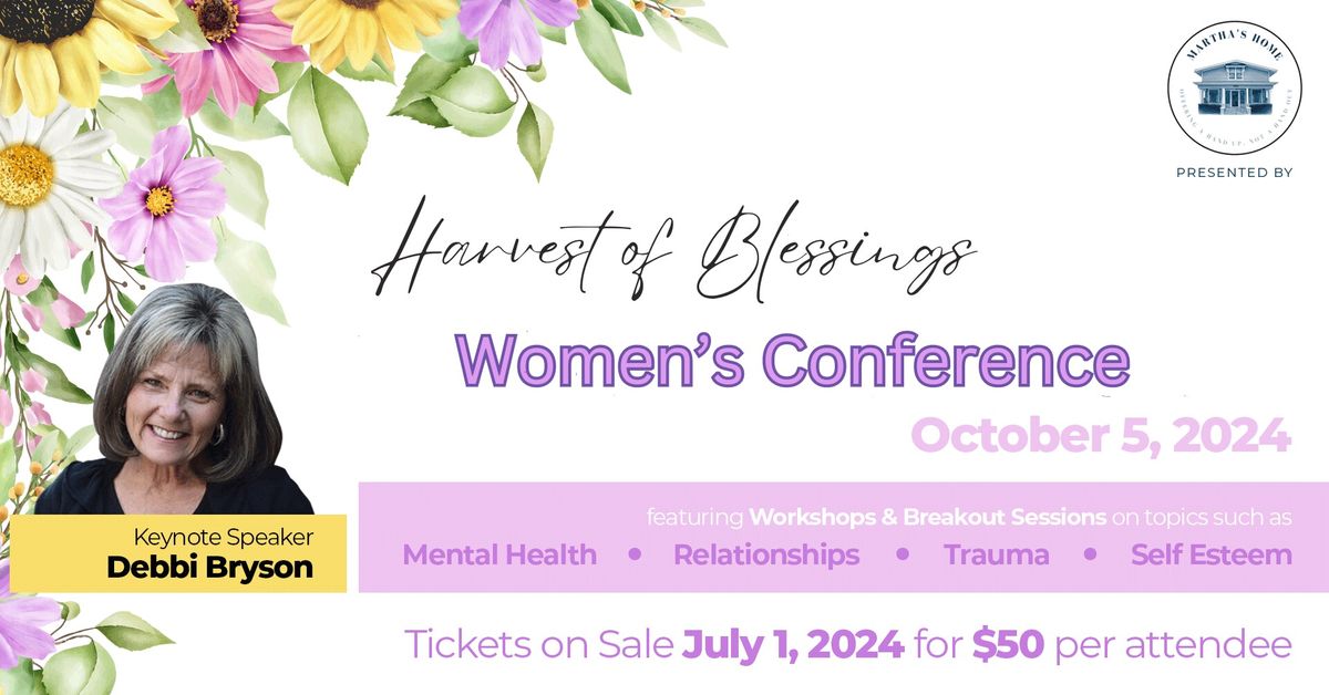 Martha's Home First Women's Conference Harvest of Blessings