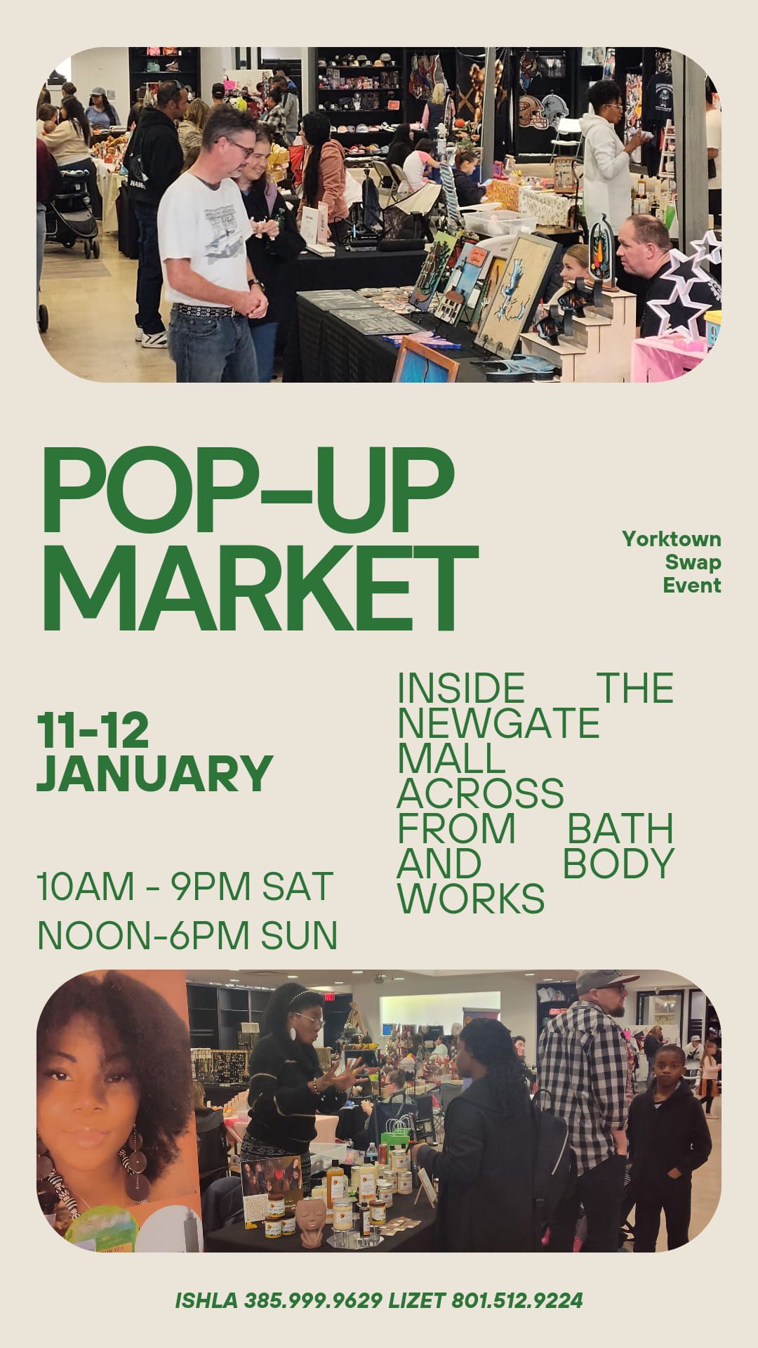 Newgate Mall Pop-up Market (January 11th-12th)