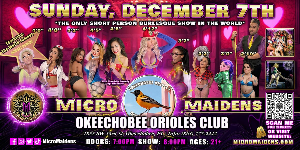 Okeechobee, FL - Micro Maidens Dwarf Dancers @ Okeechobee Orioles