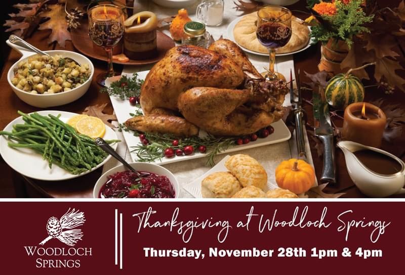 Woodloch\u2019s Thanksgiving Dinner 