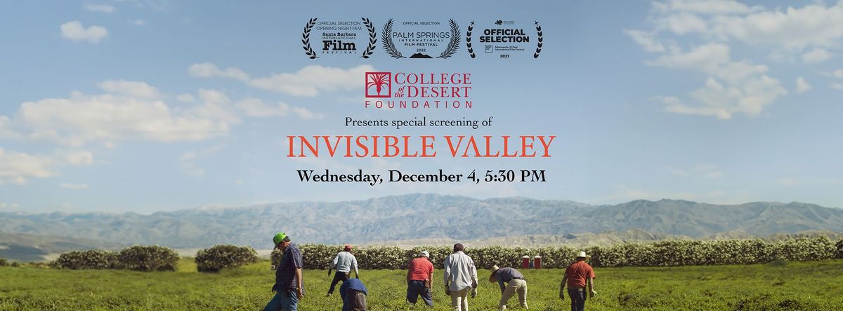 COD Foundation Presents a Special Screening of Invisible Valley!