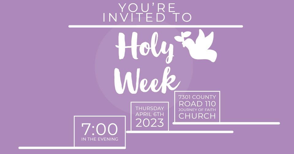 Holy Week Service