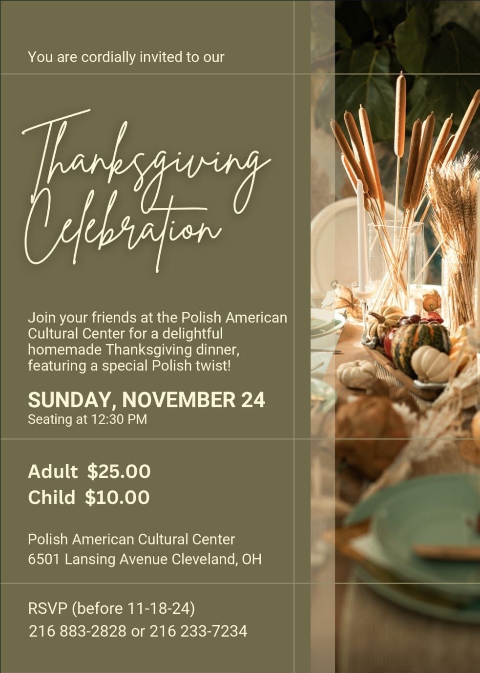 Thanksgiving Celebration