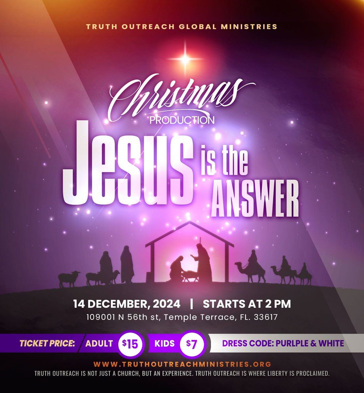 Jesus is the Answer: Christmas Production 