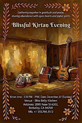 Holiday Satsang and potluck @ Berkeley