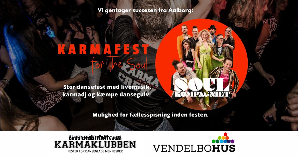 Karmafest med Soulkompagniet \u2022 Hj\u00f8rring \/\/ Fredag 14. februar \u201925