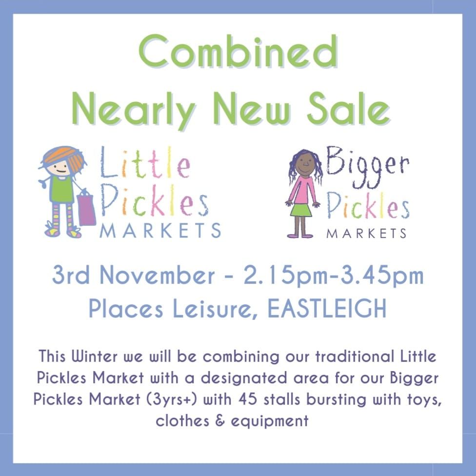 combined Bigger and Little Pickles Market Eastleigh 3rd November 