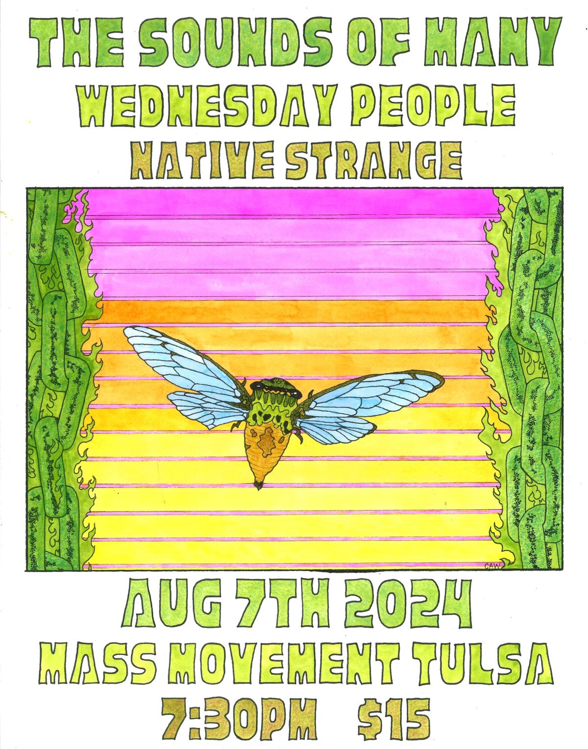 The Sounds of Many \/ Wednesday People \/ Native Strange LIVE @ Mass Movement 