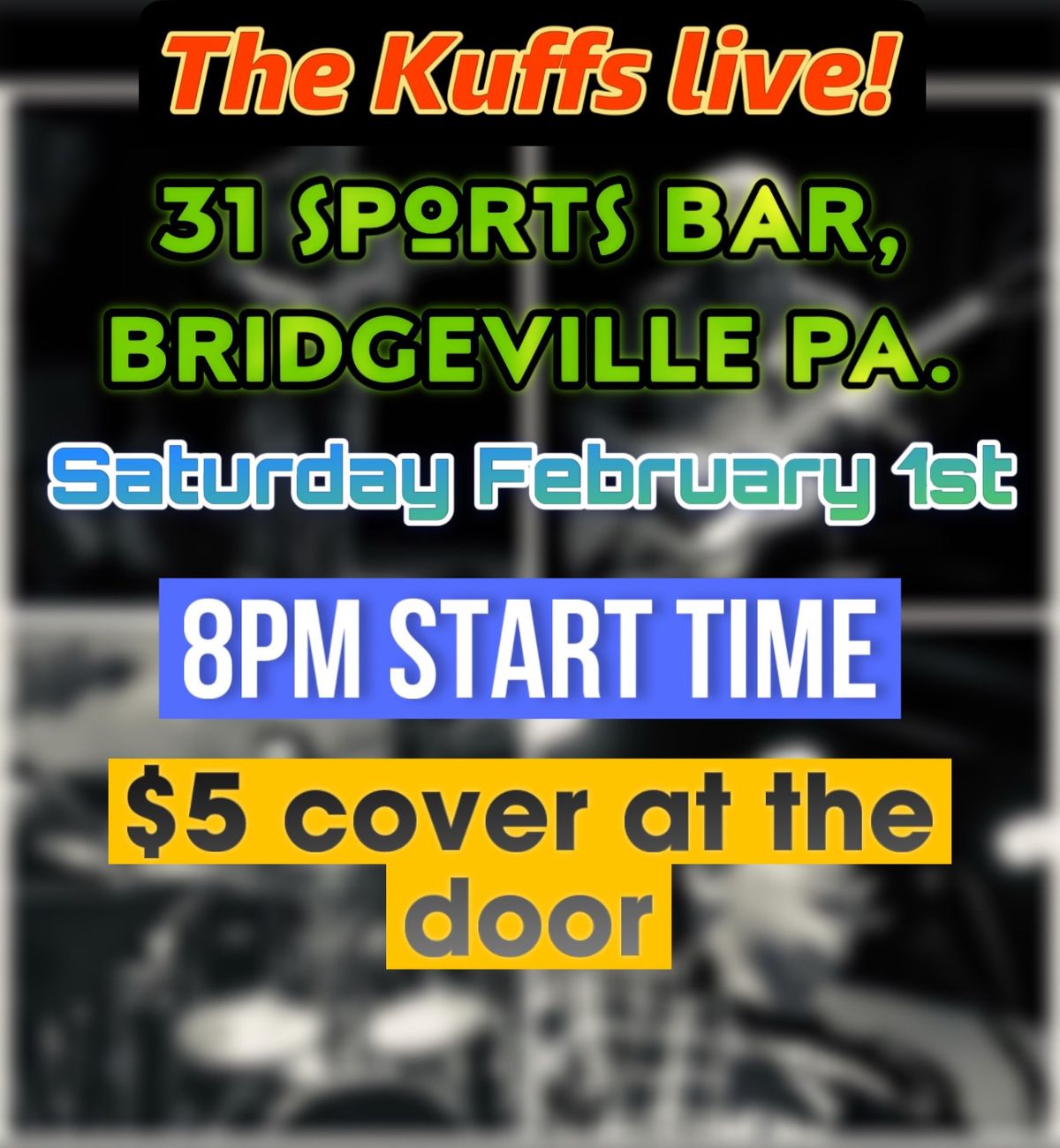 The Kuffs Live!!