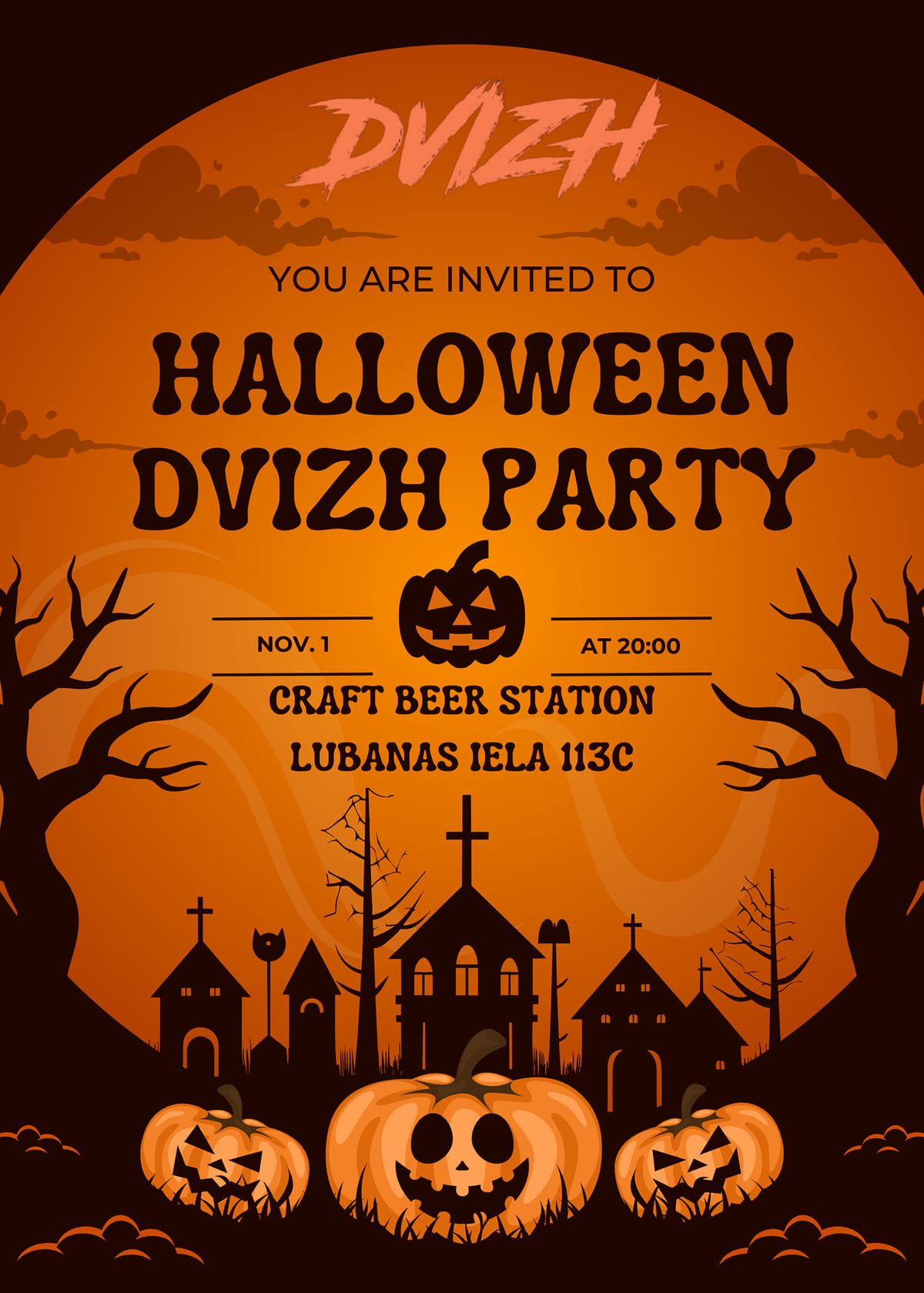 DVIZH HALLOWEEN PARTY \ud83c\udf83