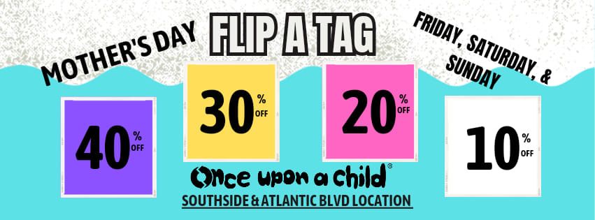Flip a Tag Mother's Day Sale