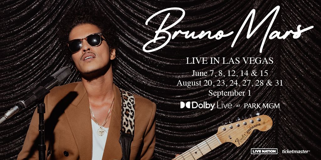 Bruno Mars at Dolby Live