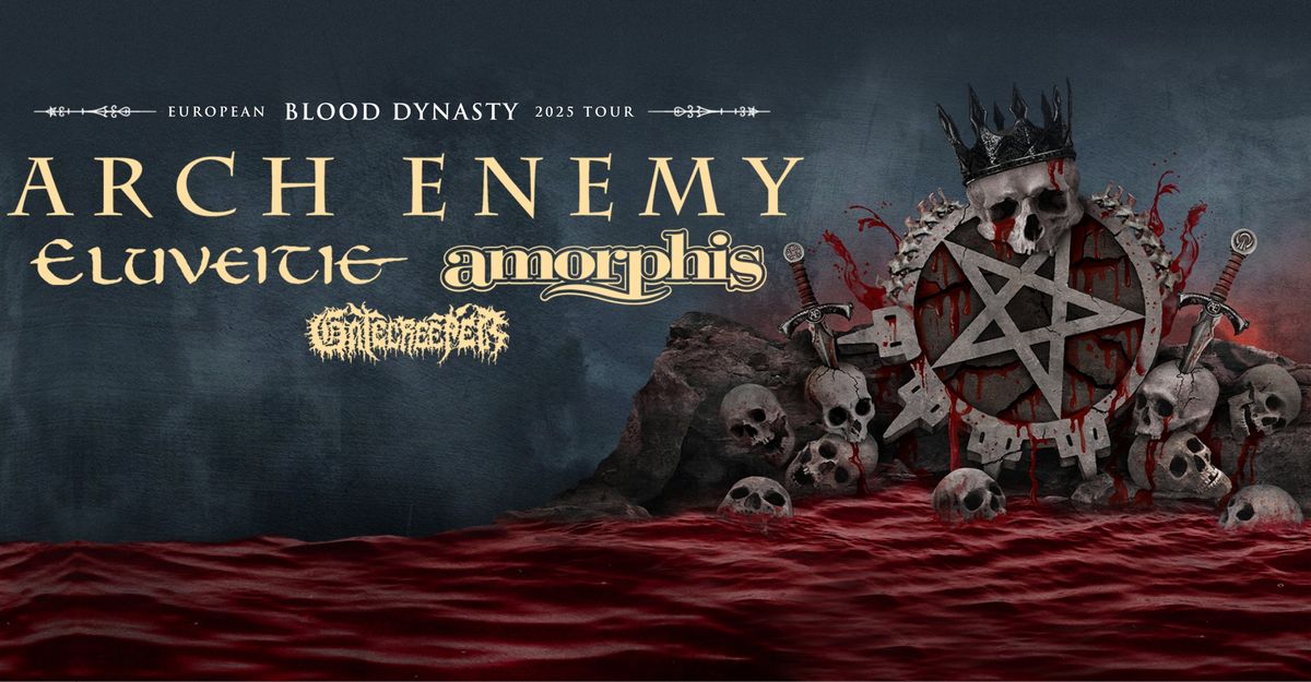 Arch Enemy, Eluveitie, Amorphis, Gatecreeper - European Blood Dynasty 2025 Tour - PRAHA, Fortuna