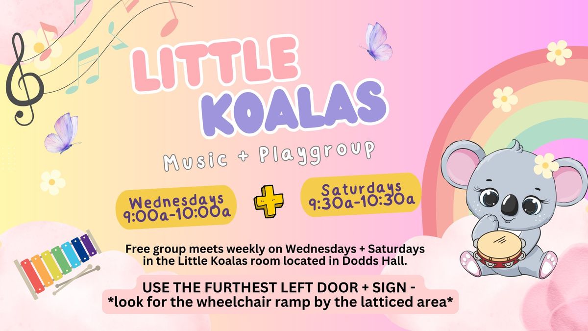 Little Koalas Music + Fun Playgroup