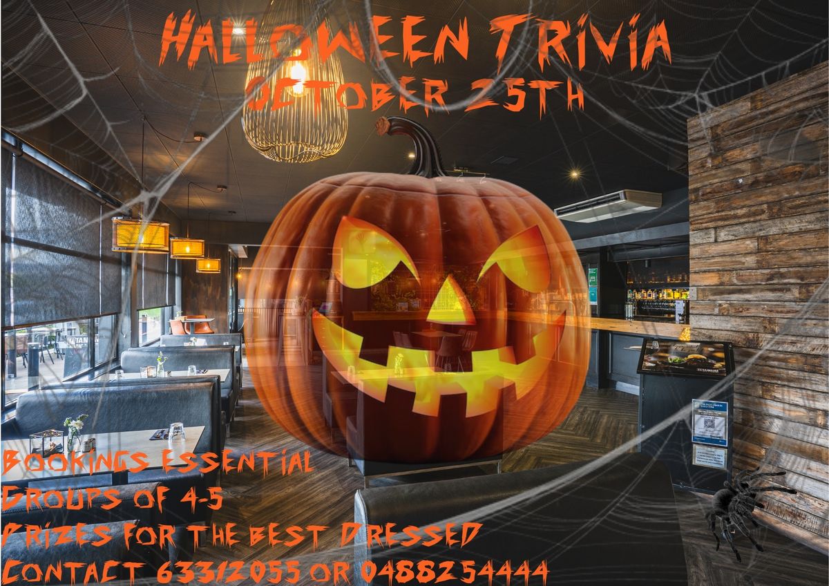 Free Halloween themed Trivia Night at Titanium Bar & Bistro!