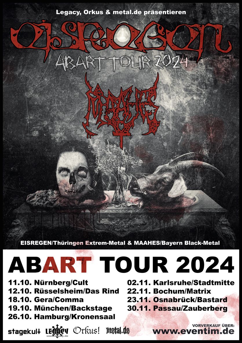 EISREGEN \u2013 ABART TOUR 2024