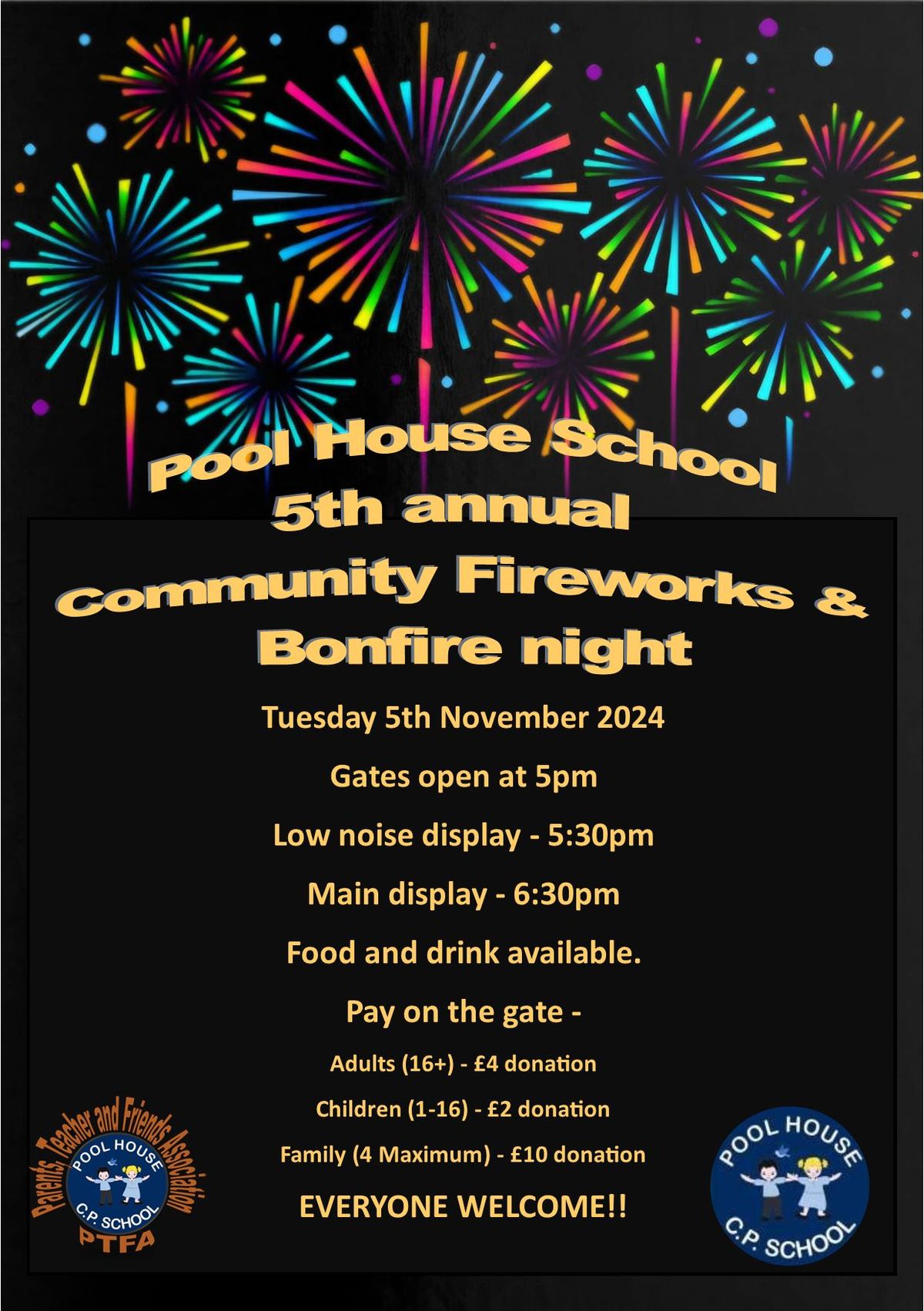 Pool House 5th Annual Community Firework event