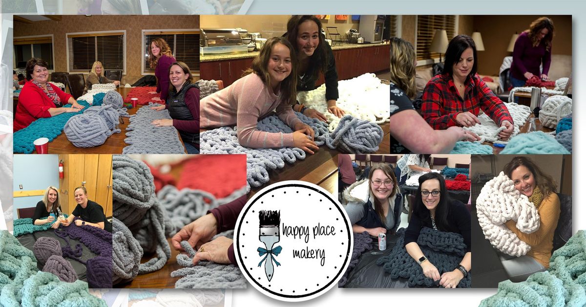 Sip & Knit Chunky Blanket Workshop in Billings