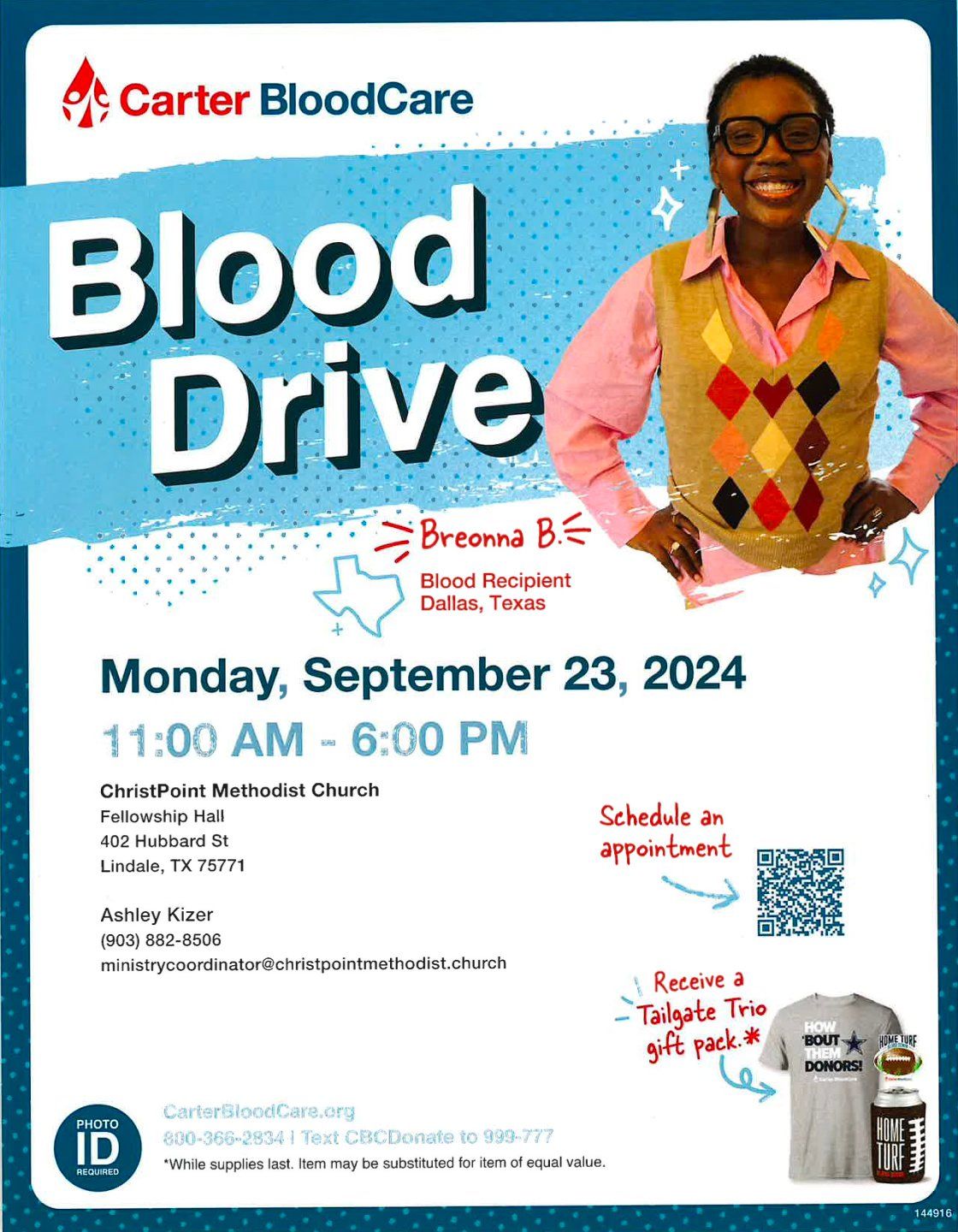 Carter BloodCare Blood Drive