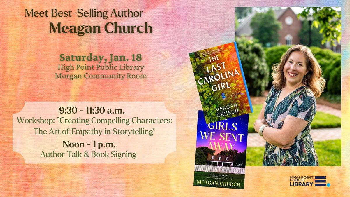 Writing Workshop and Author Talk with Meagan Church