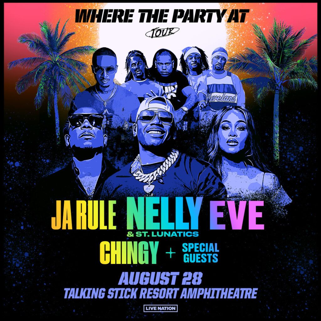 Nelly with Ja Rule and Eve at PNC Music Pavilion