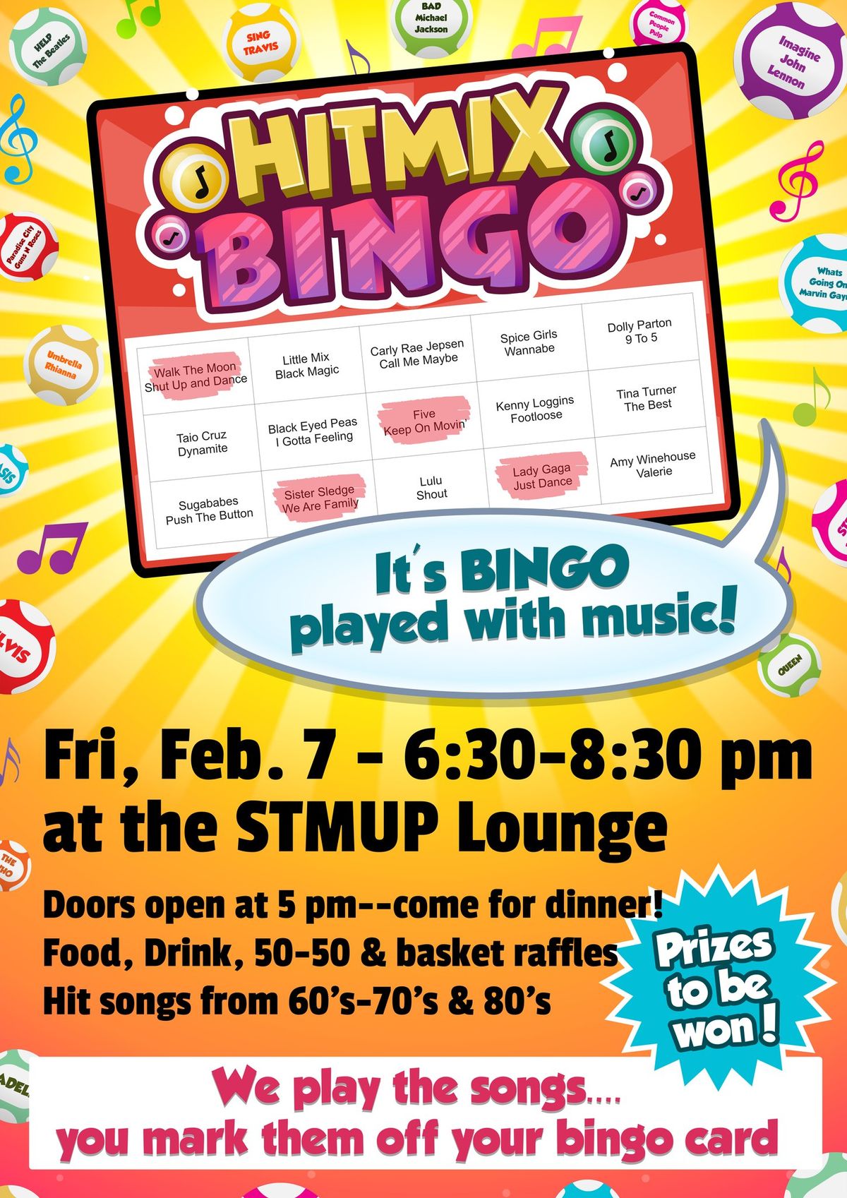 Music Bingo!