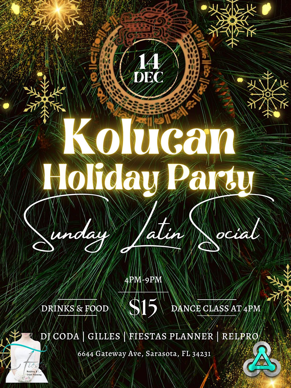 Kolucan: Holiday Party-Sunday Latin Social!