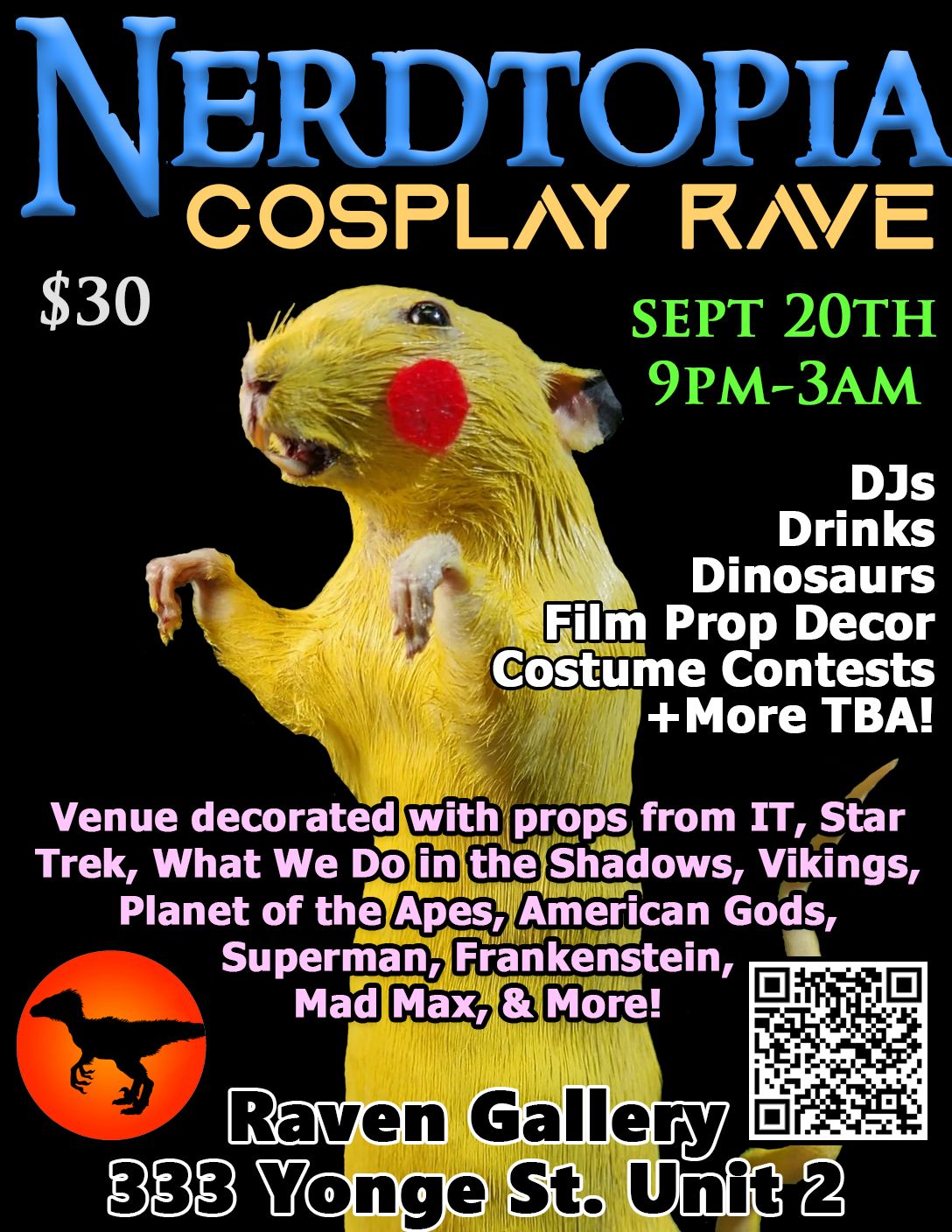 NERDTOPIA - Cosplay Rave