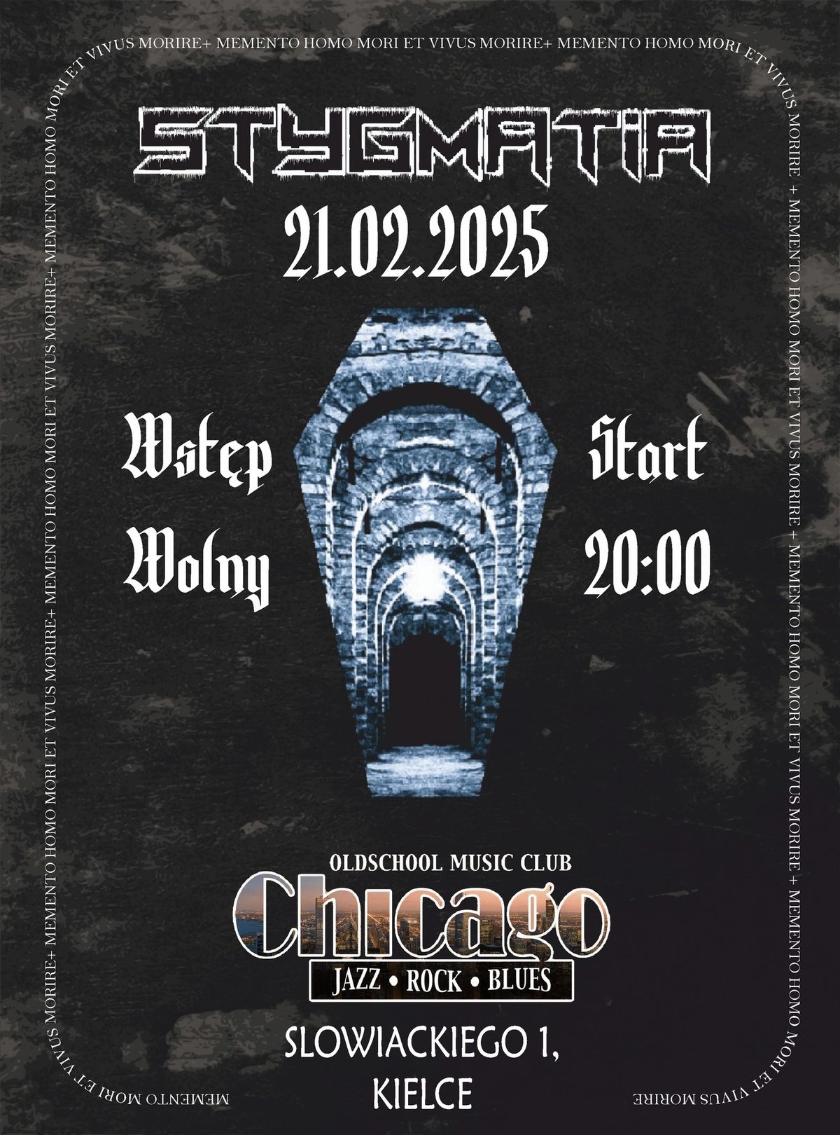 Koncert 21.02.2025 + STYGMATIA + Kielce