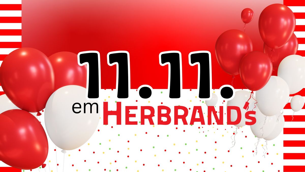 11.11. em HERBRAND's  | ALL AREA PARTY 