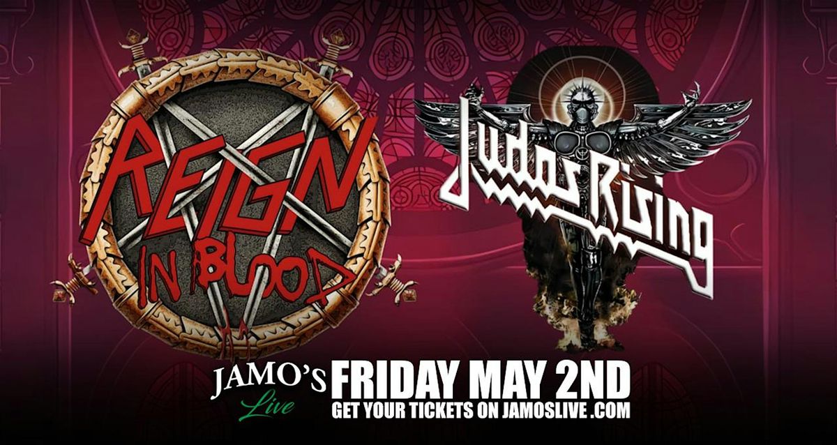 Slayer!! Tribute Reign in Blood with guest Judas Rising at Jamo's Live