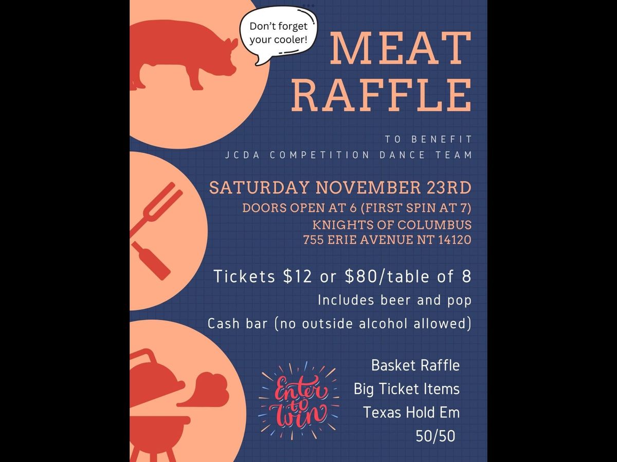 JCDA Comp Team Meat Raffle