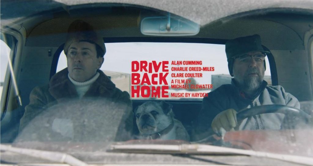 Drive Back Home (Canada 2024) 100 min Directed by Michael Clowater With Alan Cumming, Clare Coulter.