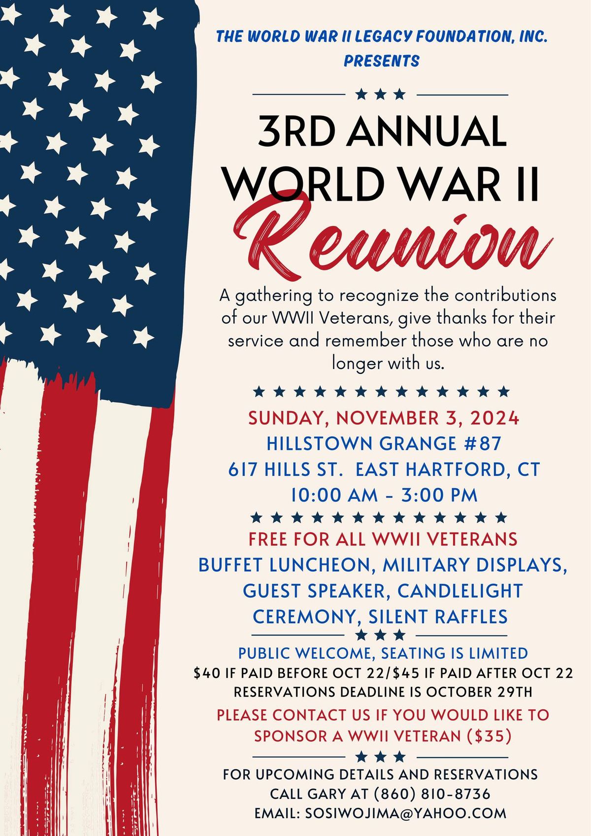 3rd Annual World War II Reunion