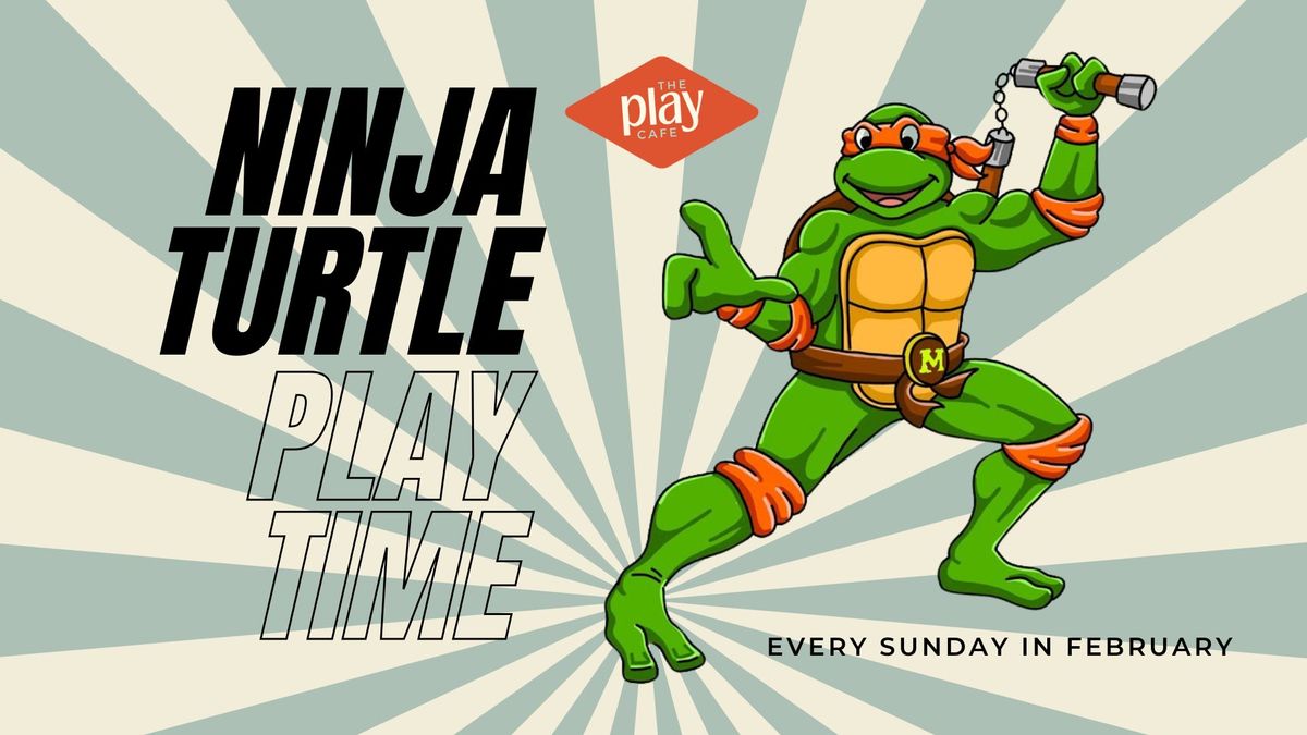 Ninja Turtle Play Time \u2013 Every Sunday in February at The Play Cafe