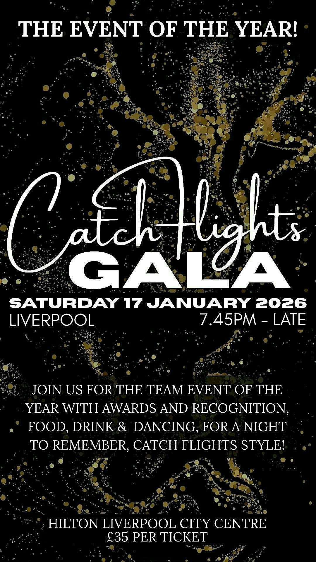 \u2728 CATCH FLIGHTS GALA - THE EVENT OF THE YEAR! \u2728