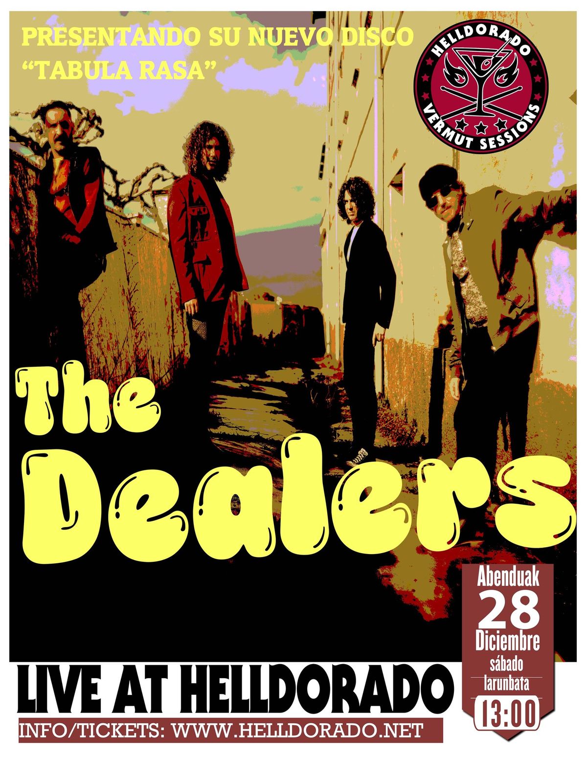 The Dealers en sesi\u00f3n vermut