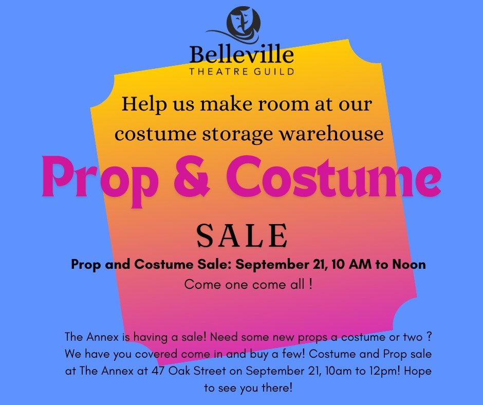 Great Deals at The BTG Prop and Costume sale