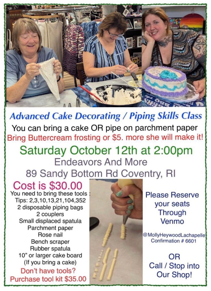 Cake Decorating Class \ud83c\udf70 