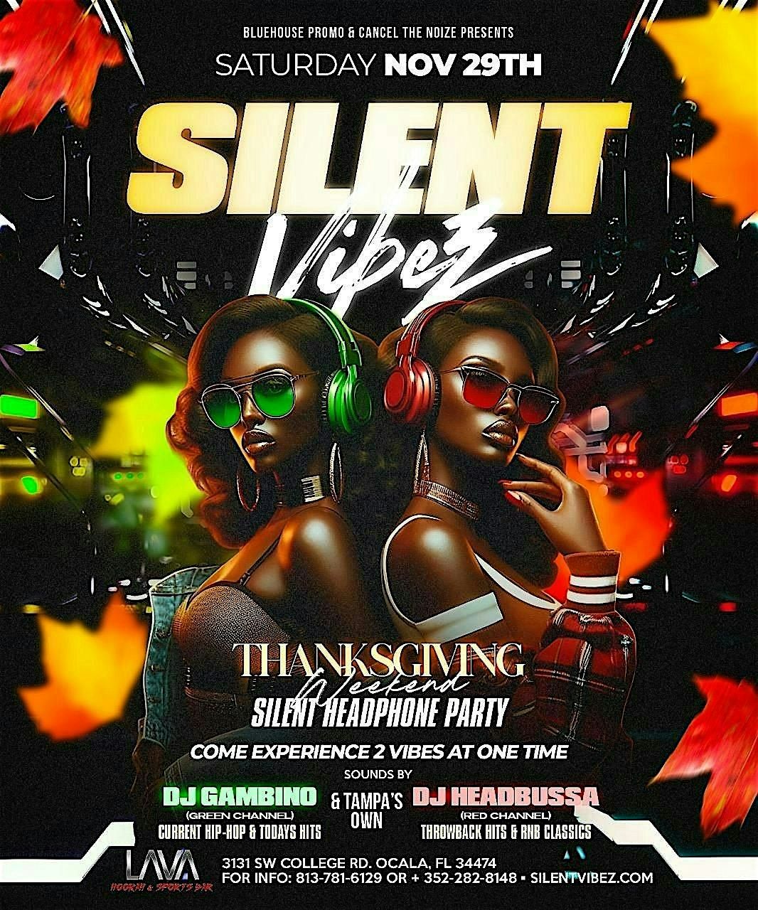 Silent Vibez: Thanksgiving Weekend Silent Headphone Party